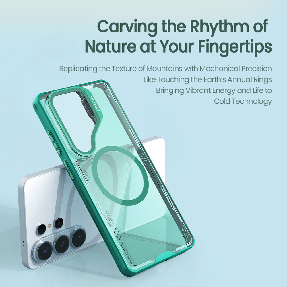 Чехол тонированный с MagSafe на Samsung Galaxy S26 Ultra, серия Iceblade Prop Magnetic (версия с прозрачной крышкой объектива) от Nillkin