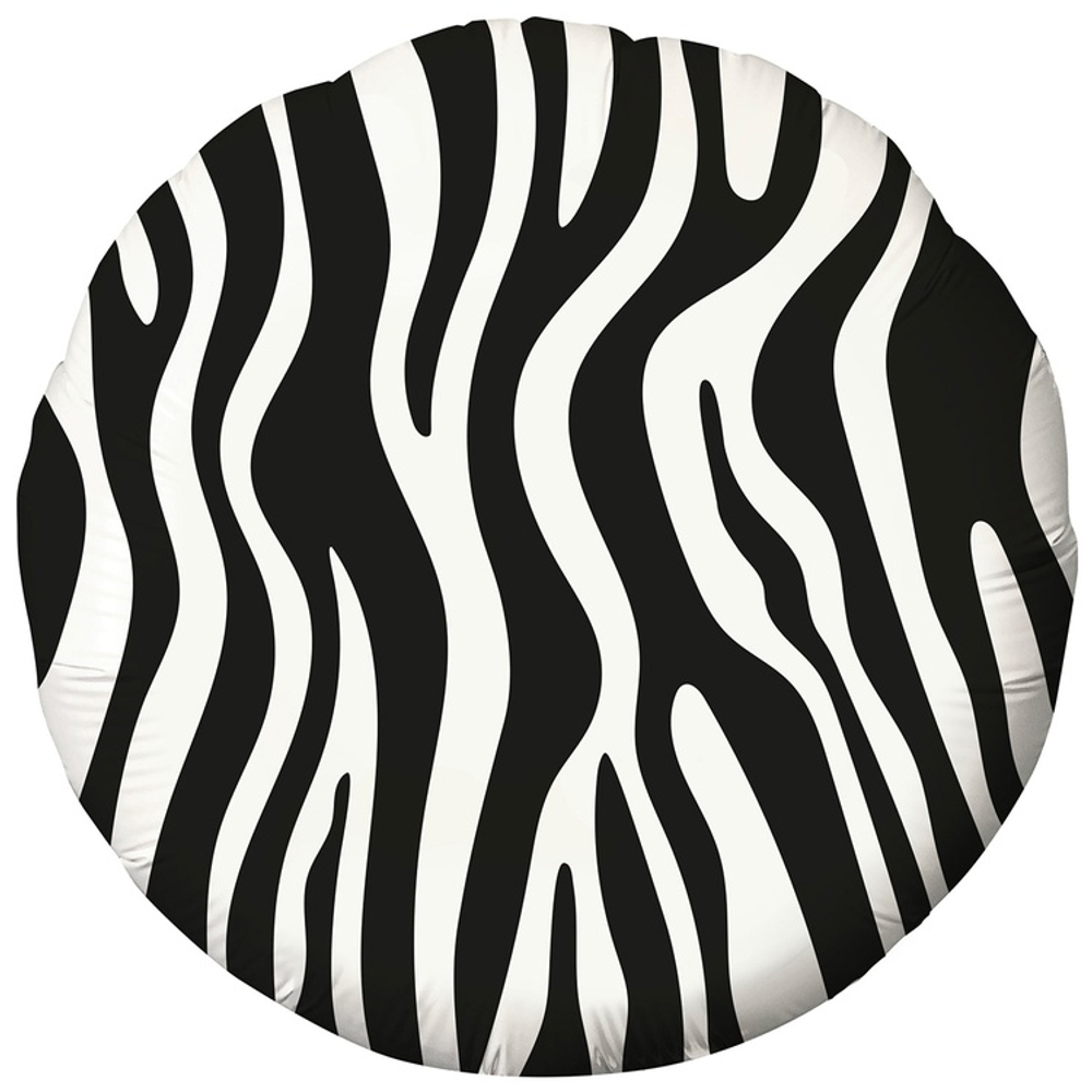 Шар Фольгированный Узор Зебра (Ассорти)