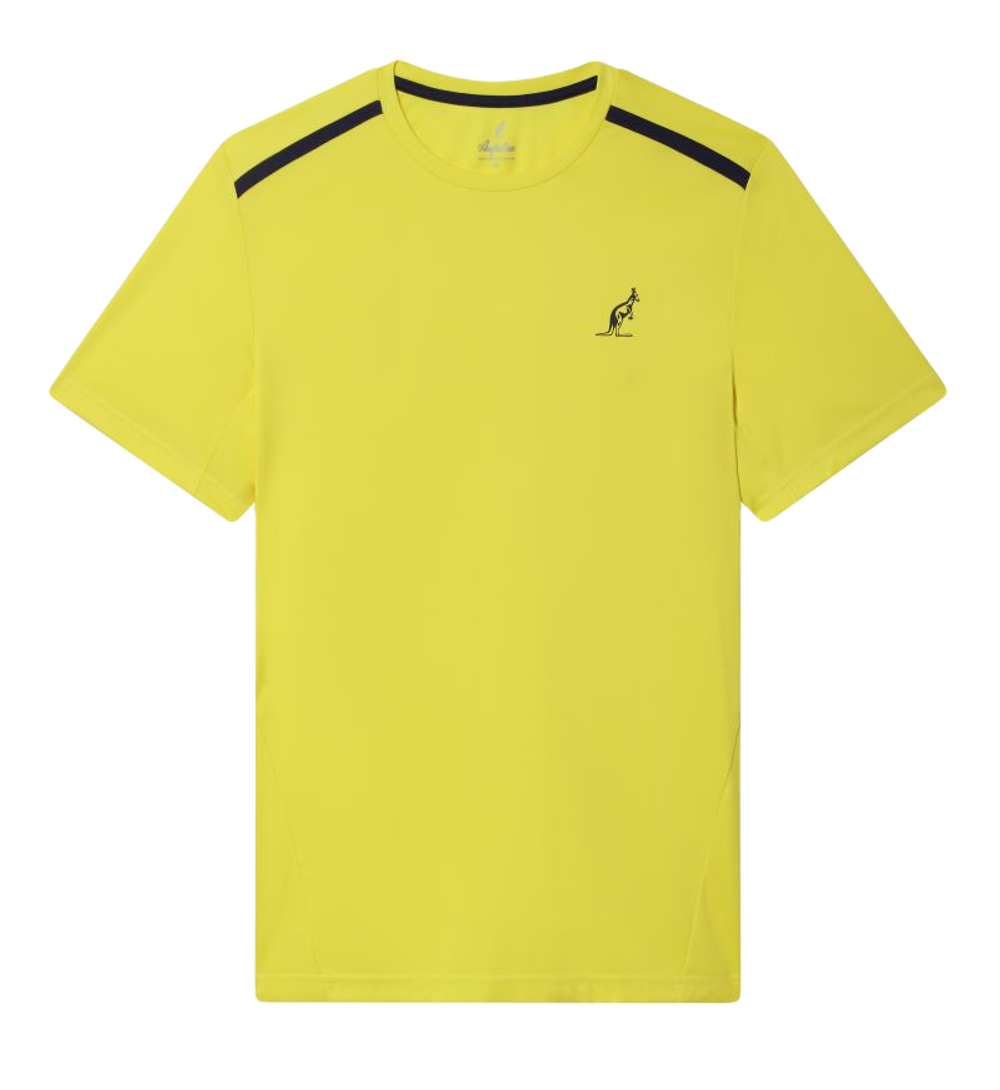 Мужская теннисная футболка Australian Ace T-Shirt - bright yellow
