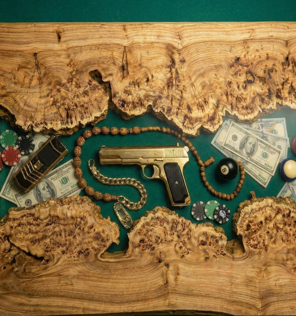 Четкий журнальный стол-капсула