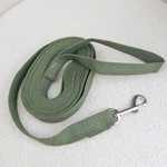 ДАРЭЛЕНД серия COTTON Поводок брезентовый плотный для собак 25 мм (импортный карабин)