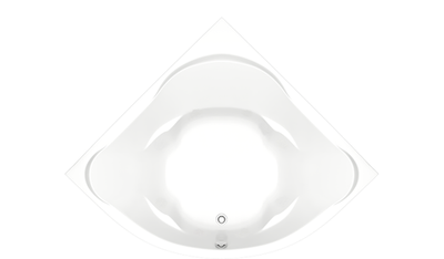 Ванна акриловая BAS Ривьера 1610х1610 с каркасом