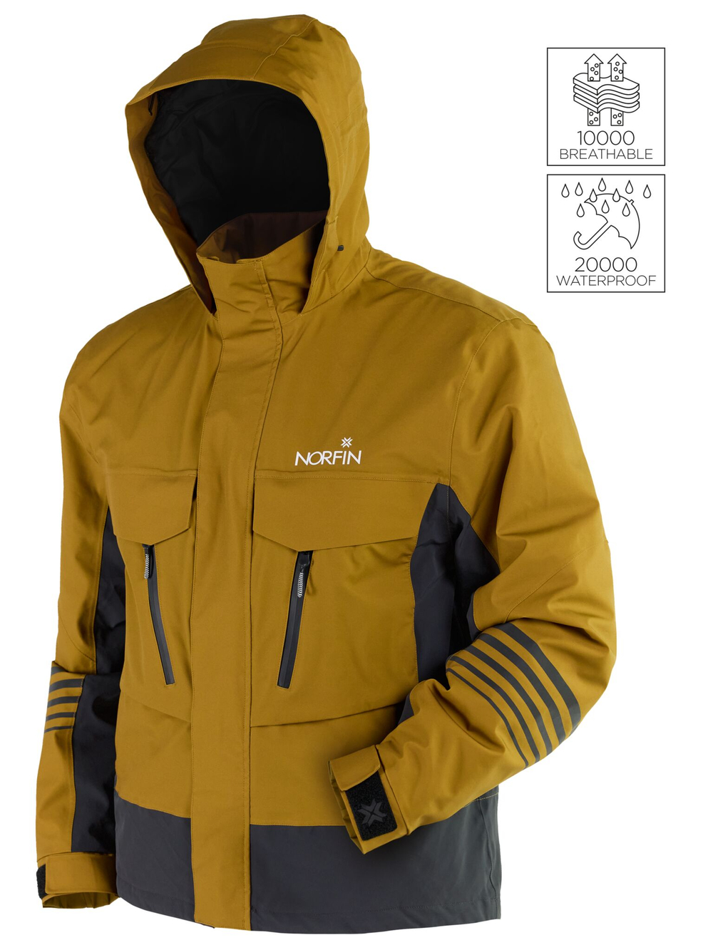 Куртка Norfin REBEL PRO MUSTARD р.S