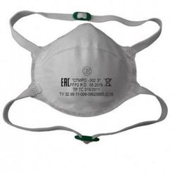 Респиратор Спиро 302Э, FFP2, без клапана , многоразовый