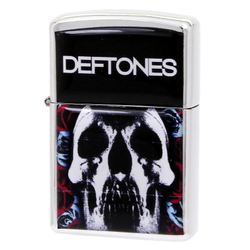 Зажигалка Deftones череп (573)