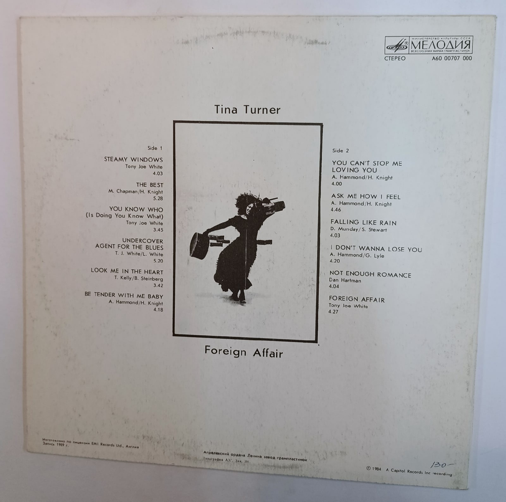 Tina Turner Foreign Affair