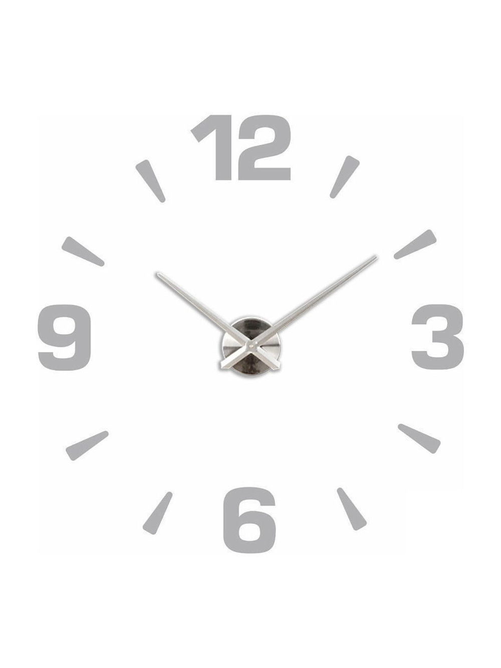 Настенные 3D часы большие самоклеящиеся D 100 120 см / Часы 3d настенные / Настенные часы 3d