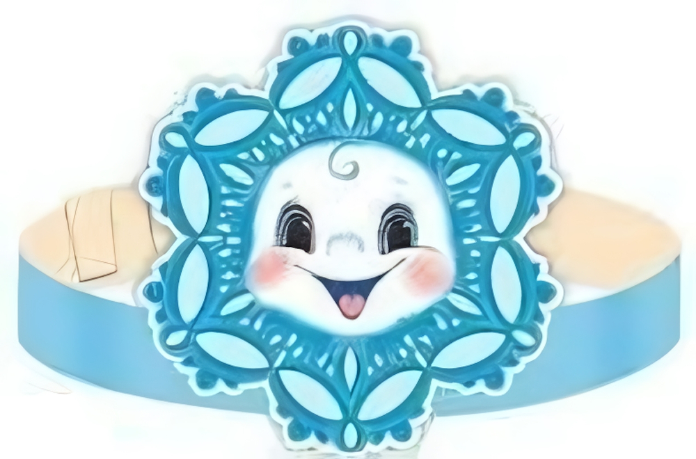 Маска-ободок, радость "Снежинка" (Сфера)