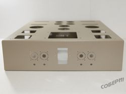 330 х 370 х В80 мм корпус "AMP 2.1" для сборки лампового однотактного усилителя мощности или предусилителя