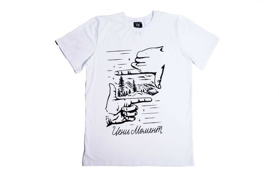 Футболка STEAL CHILL Цени Момент Белый