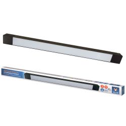 ULB-Q281 30W-4000K BLACK Светильник-прожектор светодиодный трековый. Линейный. 2500 Лм. Белый свет 4000К. Корпус черный. ТМ Volpe