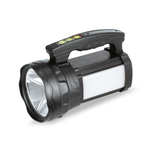 Фонарь ручной, встр акк, прожект, Smartbuy, зар от сет220В, пластик, чер, SBF-503-K