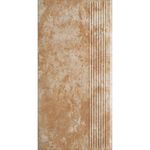 Paradyz Ilario Ochra - Ступень простая структурная с насечками 300x600