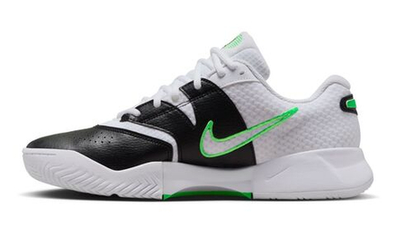Мужские кроссовки теннисные Nike Court Lite 4 - белый, черный, зеленый