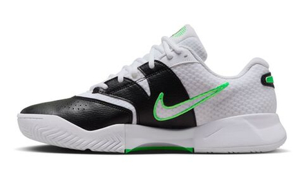 Мужские кроссовки теннисные Nike Court Lite 4 - white/poison green/black