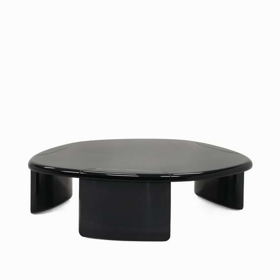 Кофейный стол Drew 119х108 см, черный глянец
