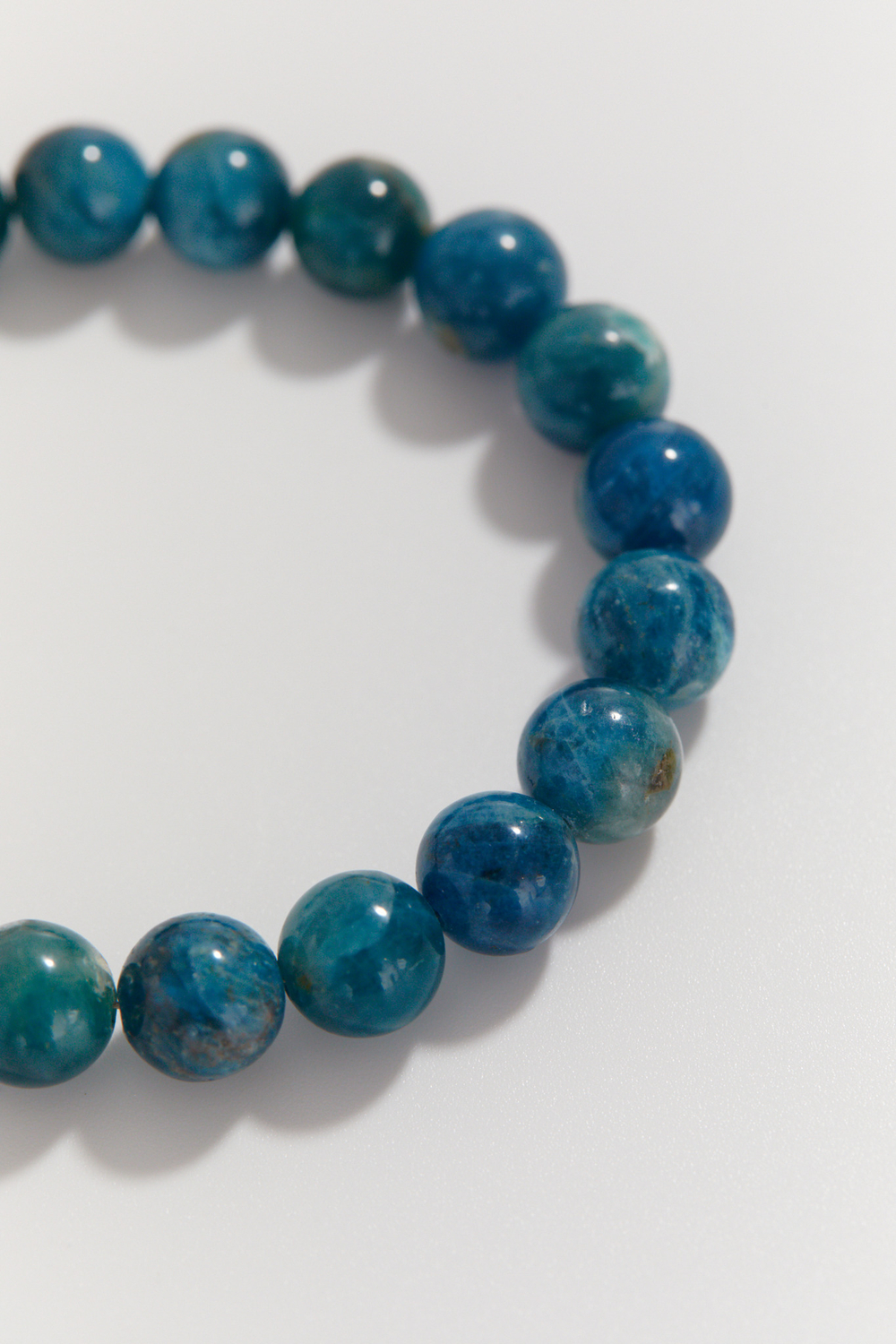 Браслет I AM AMBITIOUS из голубого апатита