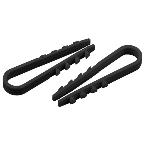 Дюбель-хомут  5-10мм ДХК-10 нейлон черный круг TDM