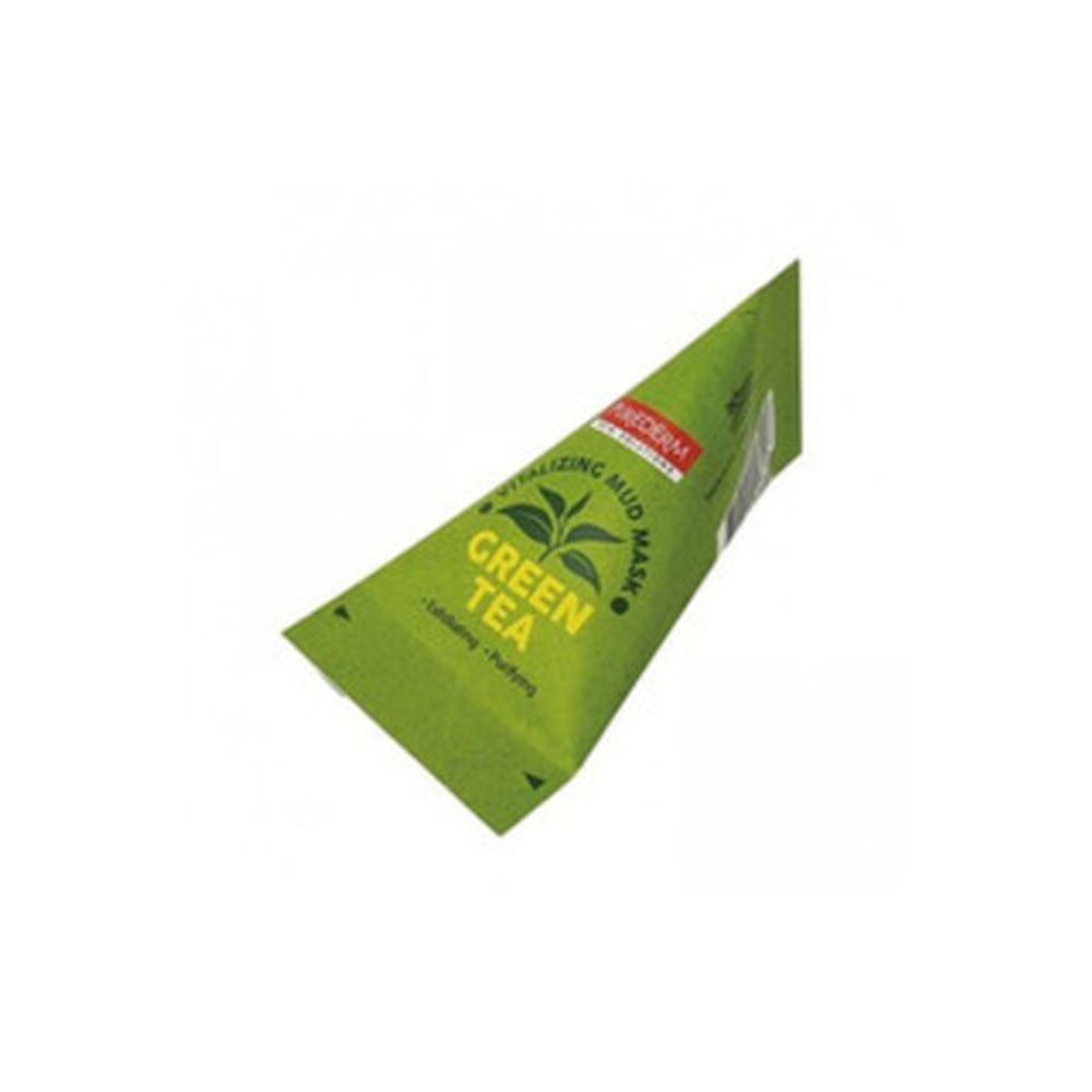 PUREDERM Vitalizing Facial Mud Mask Green Tea маска для лица глиняная с зеленым чаем