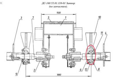 код 461130155 Подшипник 1311