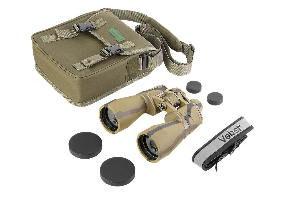 Бинокль Veber Classic БПЦ 20x60 VR камуфлированный [10962]
