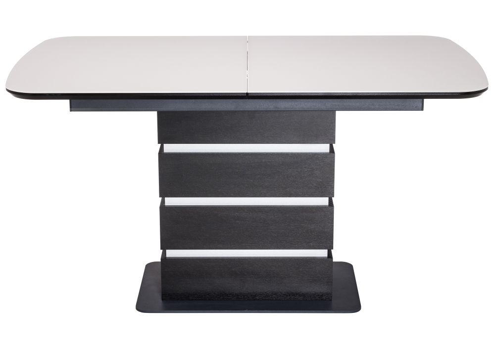 Стол на тумбе Фернан 140(180)х80х76 венге / белый