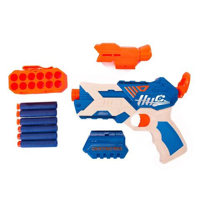 Пистолет с мягкими пулями, коробка 8002A