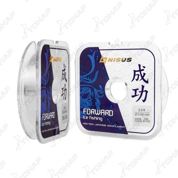 Леска FORWARD ICE FISHING 0,261mm/50m Nylon Transparent (N-FIF-0.261-50) Nisus