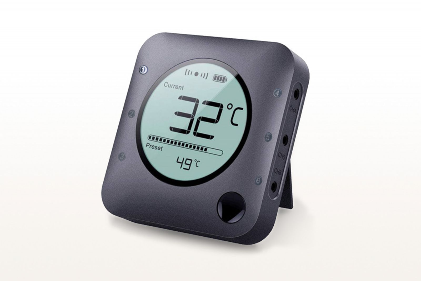 Цифровой термометр Model 3, беспроводной, BT, черный фото №6