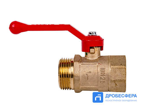 Кран шаровый ДУ 25 для аппарата PST PS арт. 001.00.49