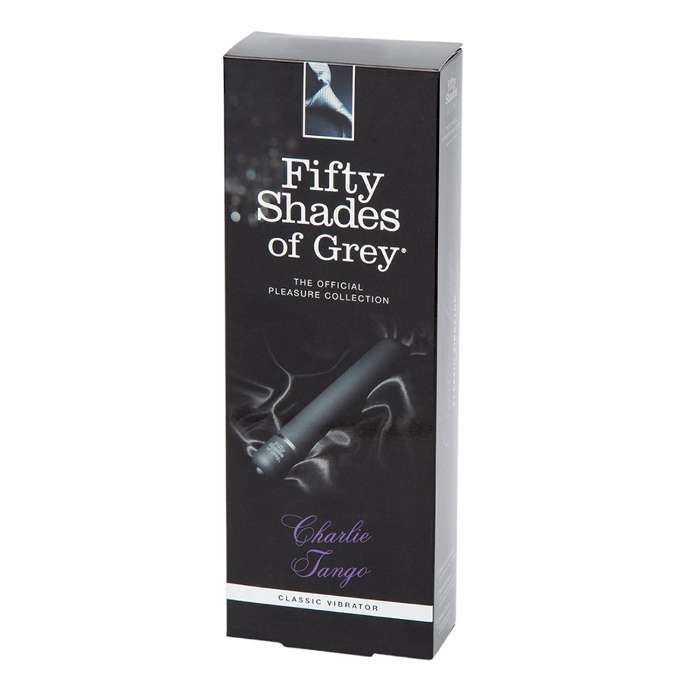 Черный вибратор 18,4см Fifty Shades of Grey Charlie Tango Classic Vibrator