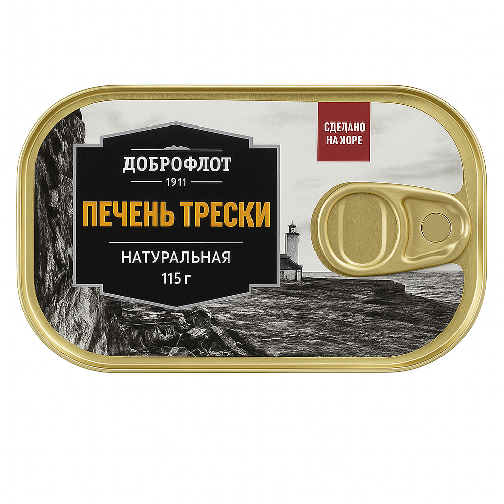 Печень трески Доброфлот 115 гр