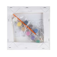 Nömrəli Rəngləmə Lori Çərçivədə  (20*20) "Фея в лесу "