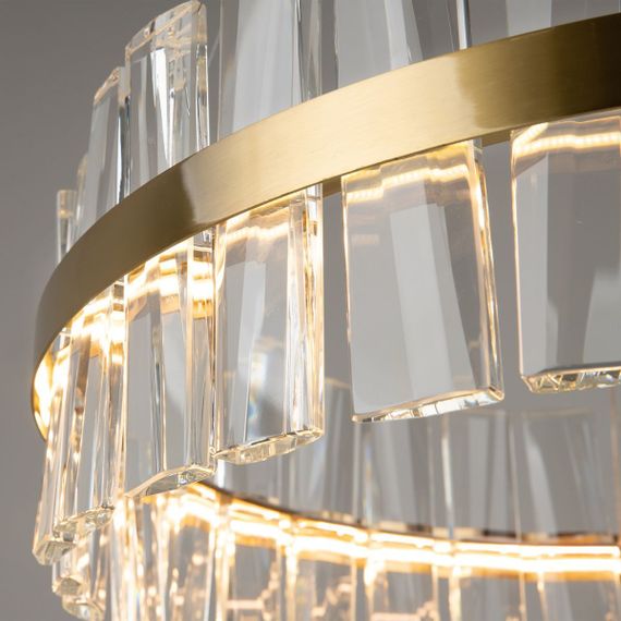 Подвесная светодиодная люстра Maytoni Mirage MOD173PL-L45BS3K