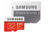 Карта памяти SAMSUNG MicroSDHC UHS-I 32GB Class 10 до 95MB/s + SD adapter