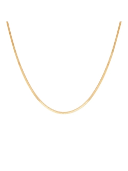 Колье Snake серебро 925 пробы покрытое золотом