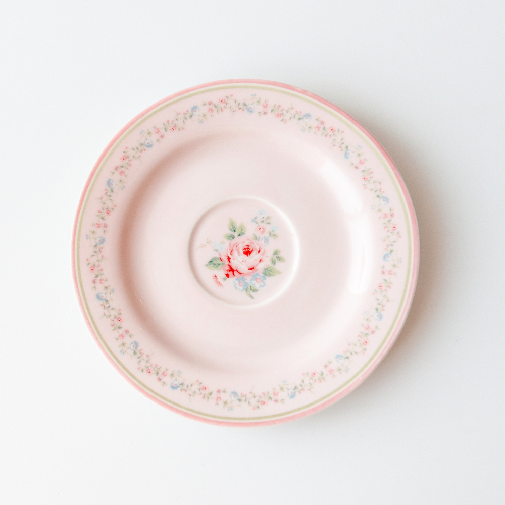 Блюдце Marley pale pink