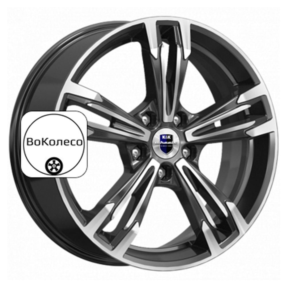 7x18/5x114,3 ET37 D66,6 Karrera Light (КС935) Алмаз черный K&K