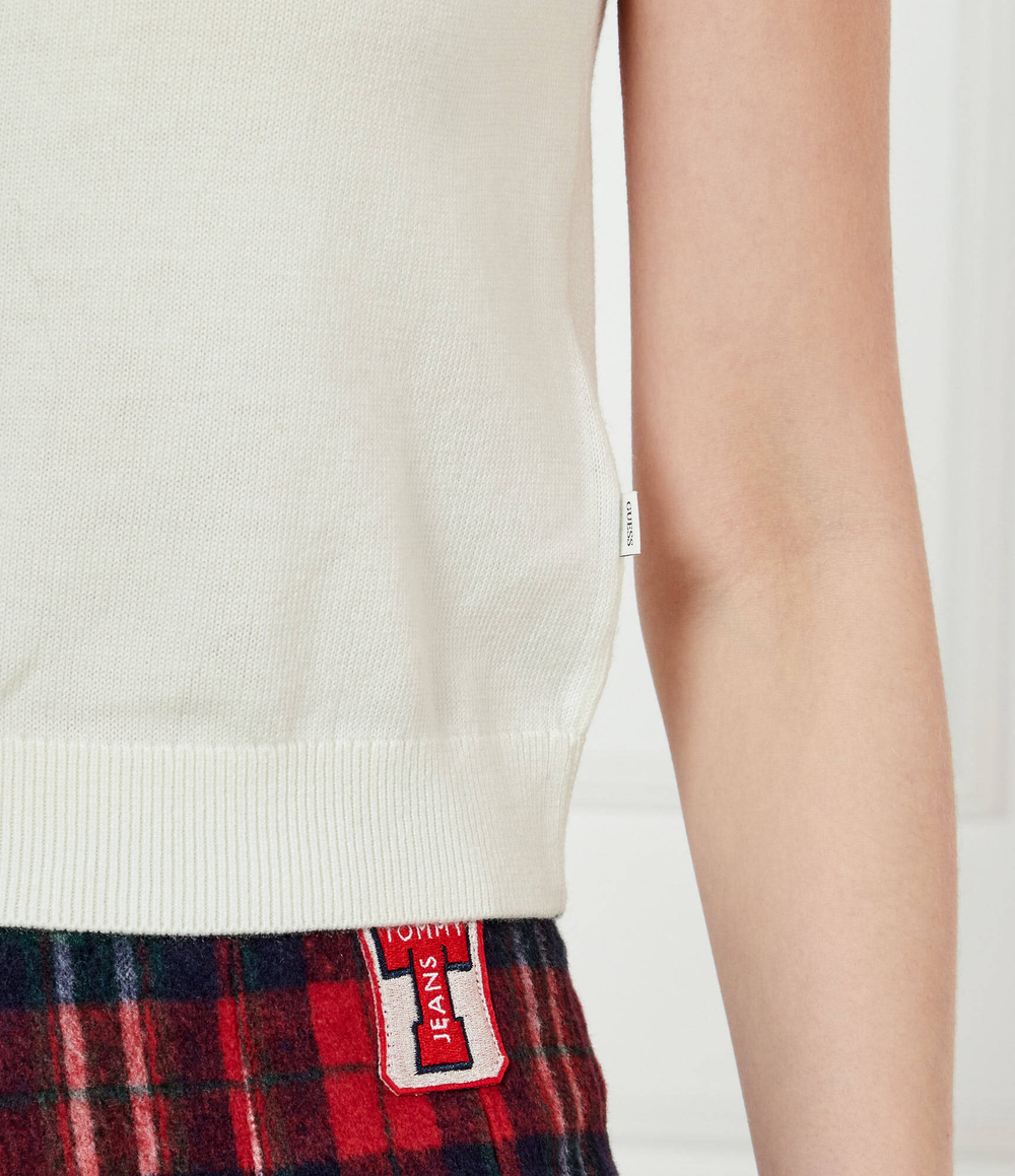 Поло CARDI Guess Jeans - экрю(W5GR03 Z3HO2)