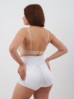 Шелковистые трусики с эффектом пуш-ап (Размер: 2X) (Цвет: бежевый)