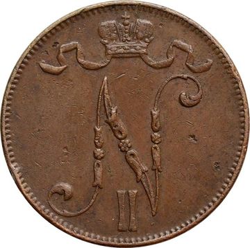 5 пенни 1916 (монета для Финляндии)