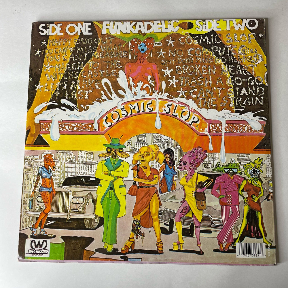 Винтажная виниловая пластинка LP Funkadelic Cosmic Slop (Германия 1990)