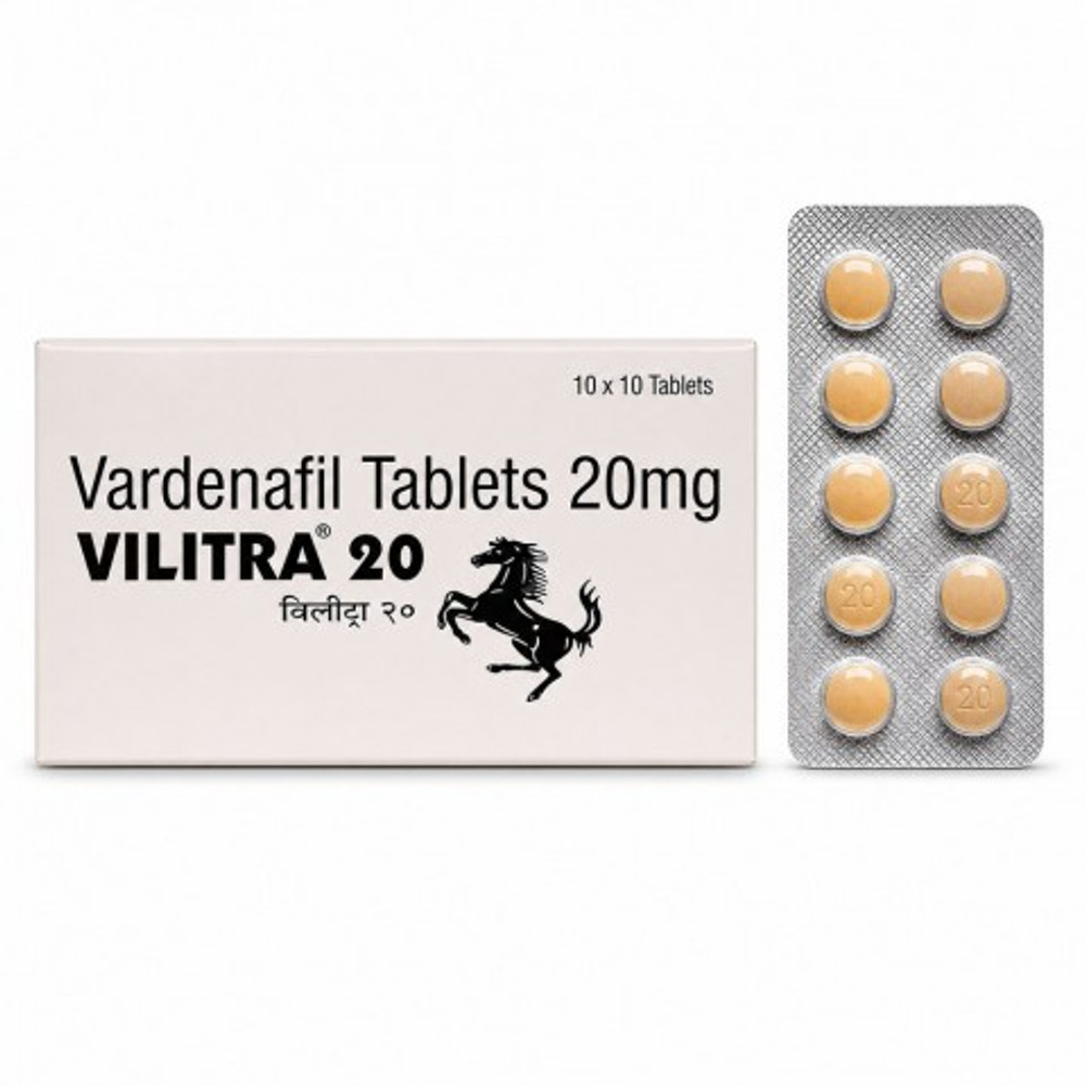 Препарат для усиления потенции и продления полового акта Vilitra 20 mg (10 шт.)