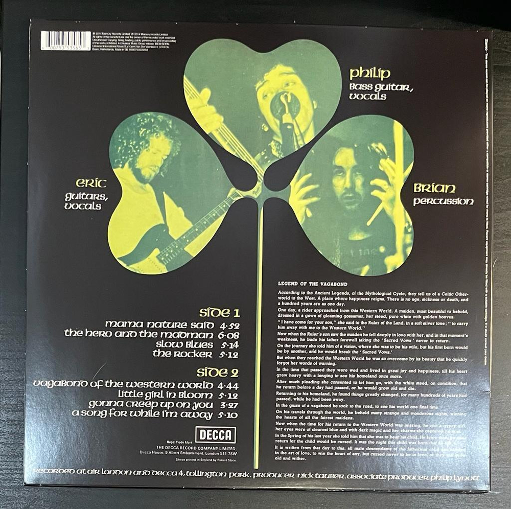 Thin Lizzy - Vagabonds Of The Western World (Европа 2014г.)