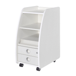 Тумба SingBee на колёсиках с 2 ящиками, органайзером и полками CB-H01