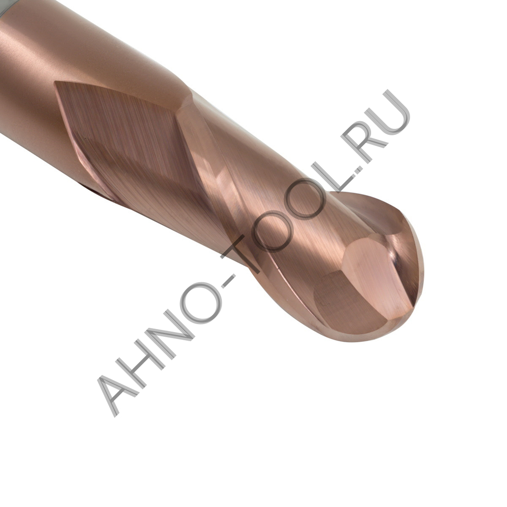 Фреза монолитная твердосплавная BRGM-2B-R3.5 HRC55 AHNO