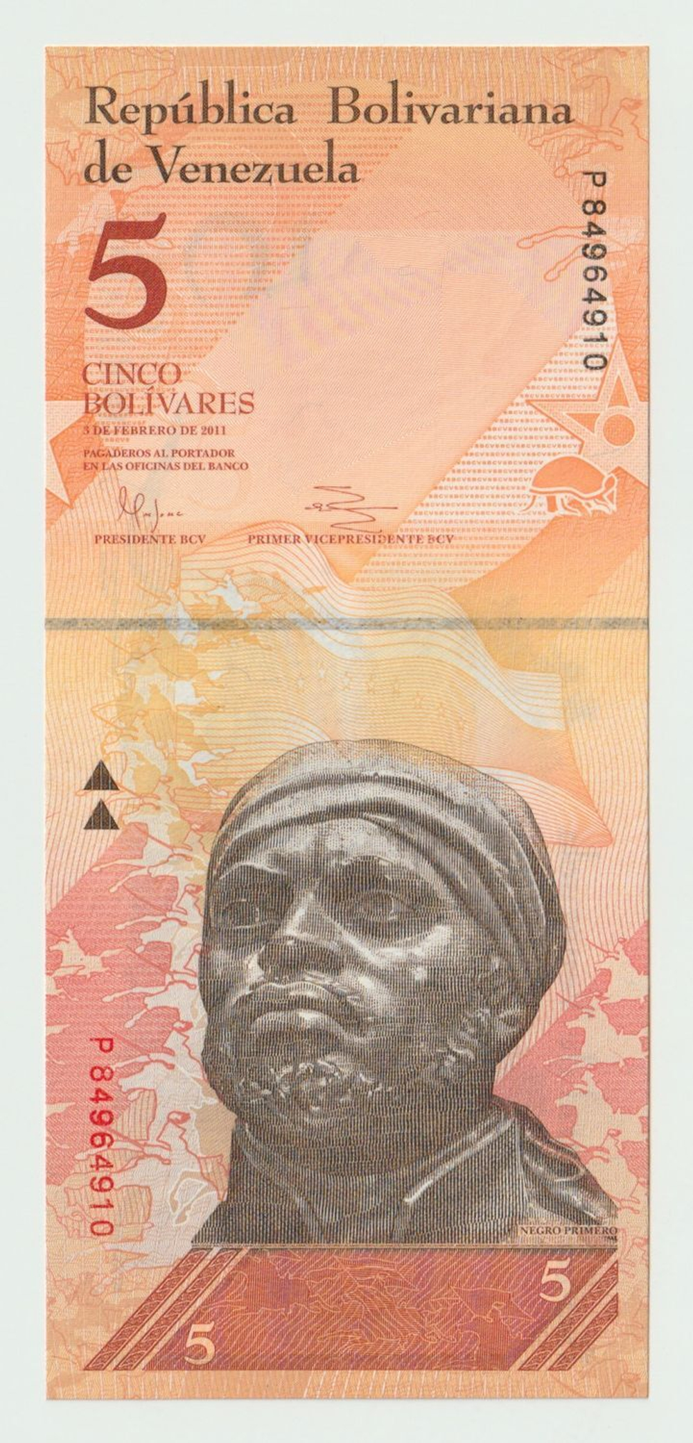 Venezuela, 5 Bolívares, 2011, UNC