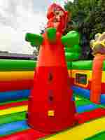 Коммерческий надувной батут «Зоомир 3», 11*7*5 м.