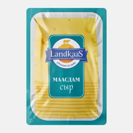 Сыр Landkaas Маасдам слайс 45% 150г