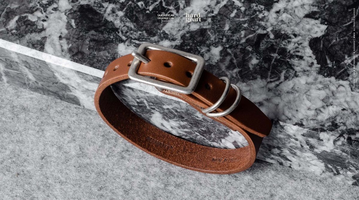 Hard Graft FCC x HG Leather Collar Classic — ошейник для собаки